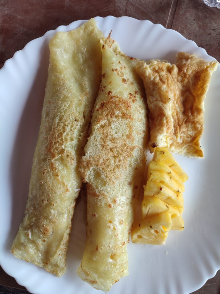 voyage inde - banane crêpes