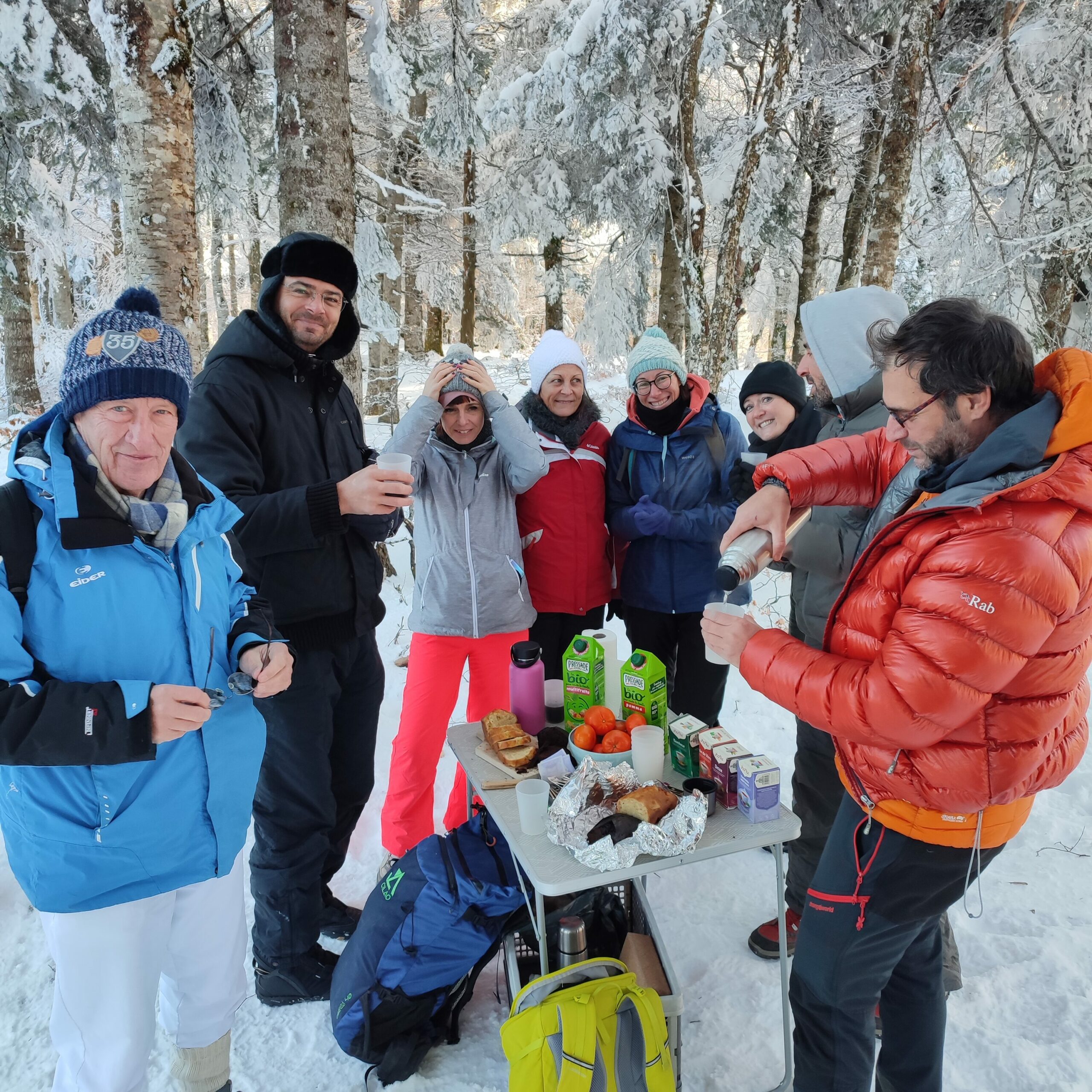 raquettes à neige - emoya - pot