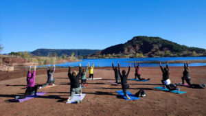 lac du salagou - randonnée yoga evenements