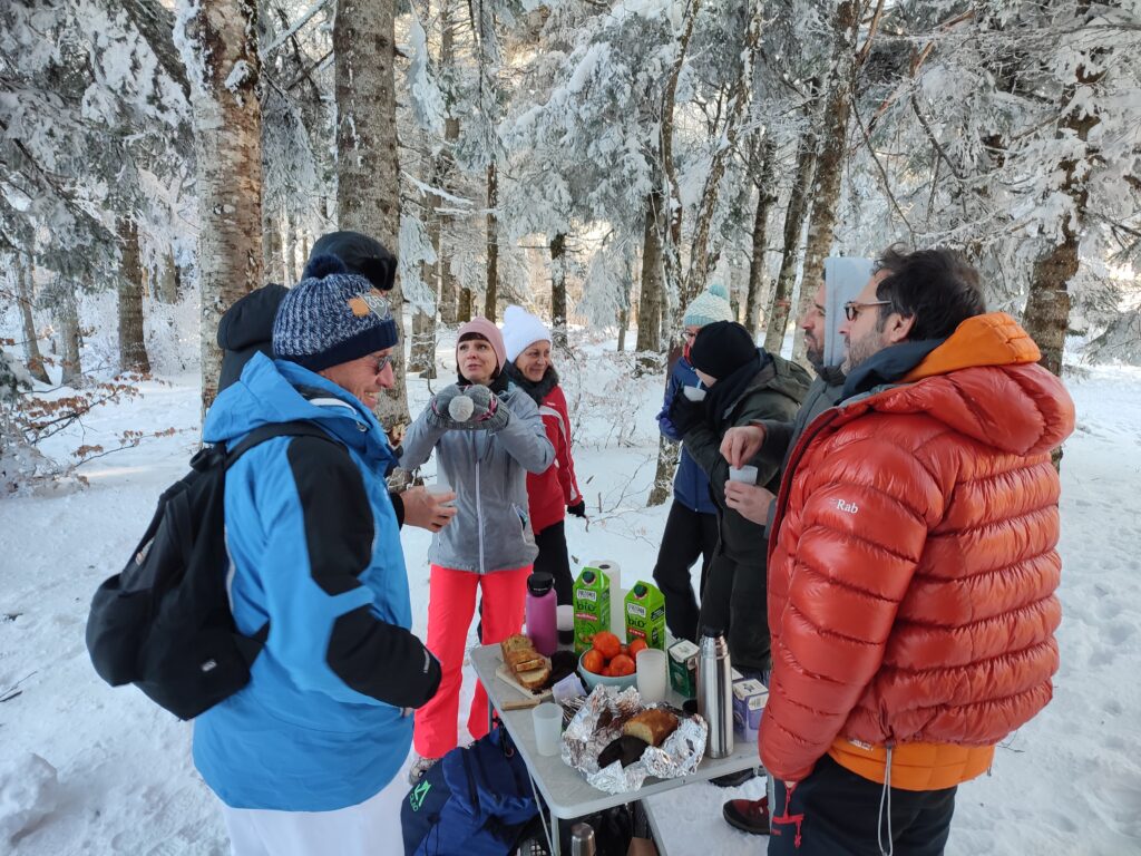 Mont Aigoual - raquette a neige 2023