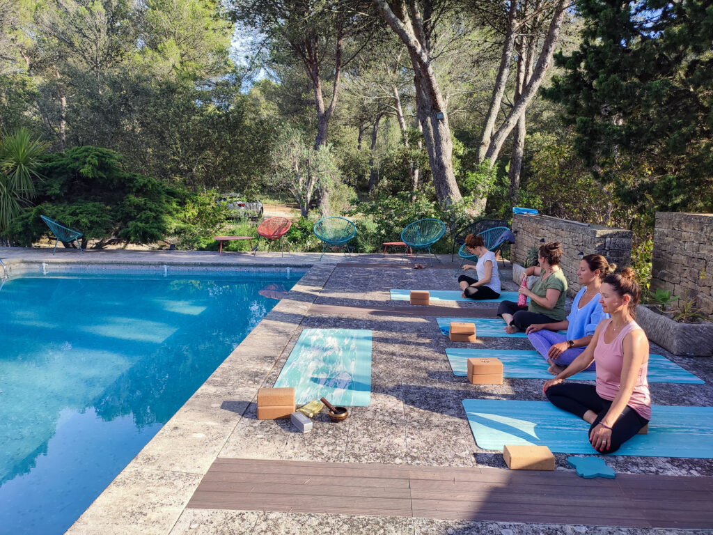 yin yoga weekend yoga Provence