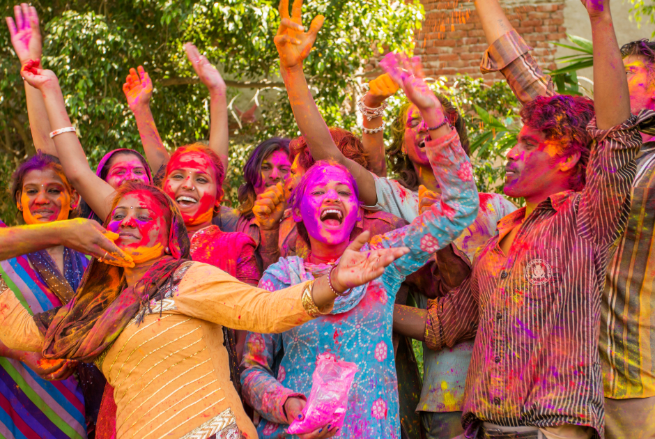 Celebration Holi Voyage Inde du Nord